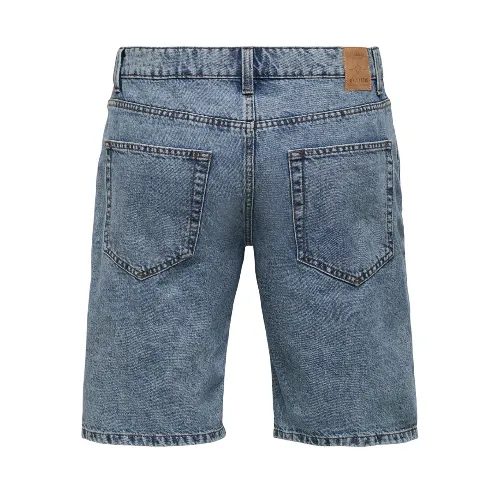 Only & Sons Pantaloncino in jeans da uomo Avi 1908