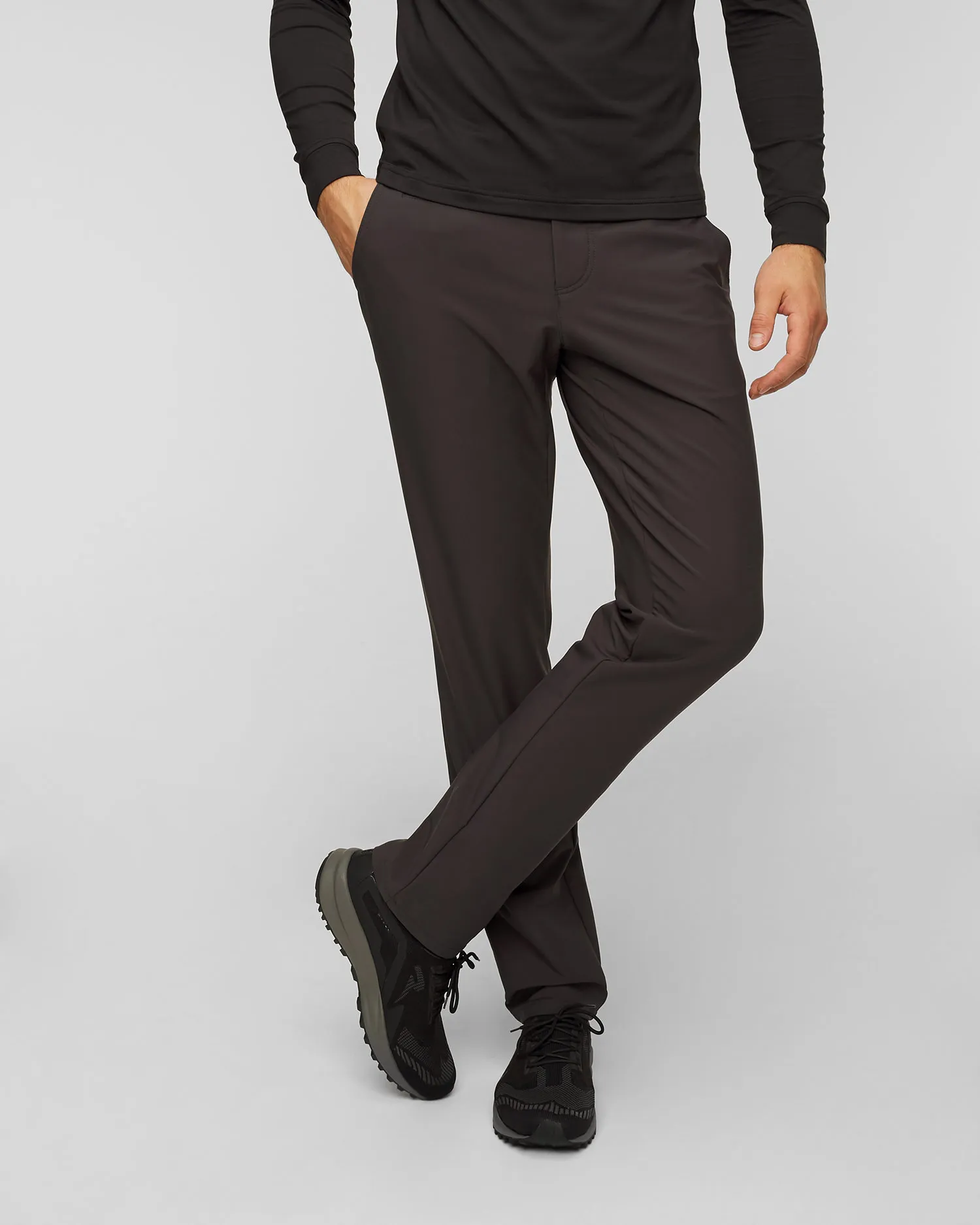 Pantaloni da uomo Alberto Rookie-Coffee 5646-980